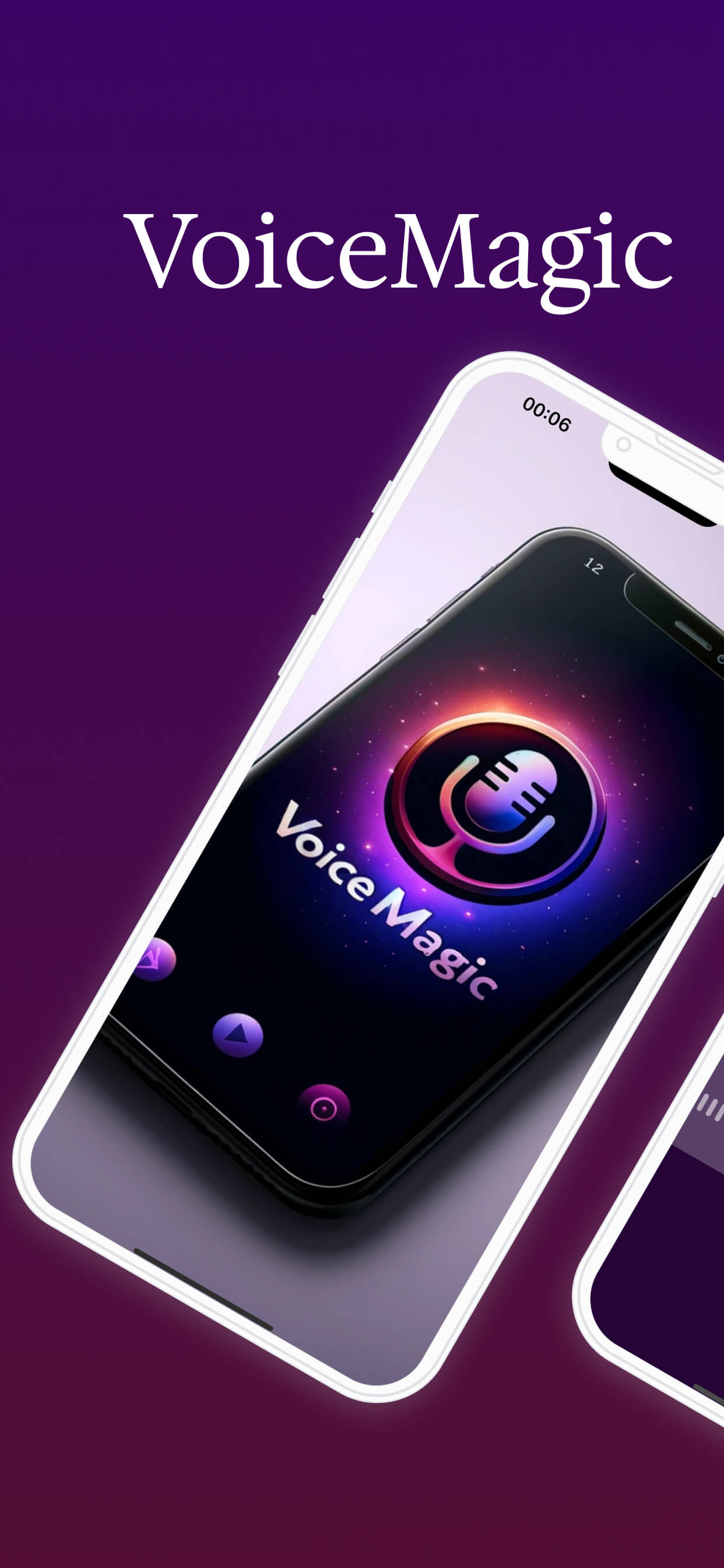 VoiceMagic Home Screen - Browse voice effects